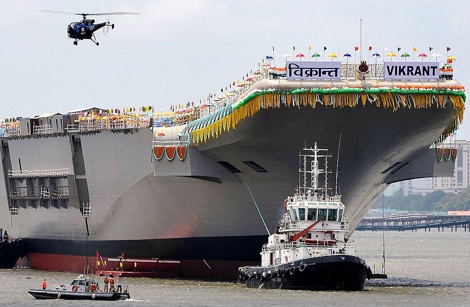 India Keeps Construction Work Of Indigenous Aircraft Carrier INS Vikrant On Track Despite COVID-19 Pandemic