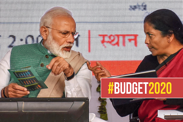 Prime Minister Narendra Modi and Finance Minister Nirmala Sitharaman&nbsp;