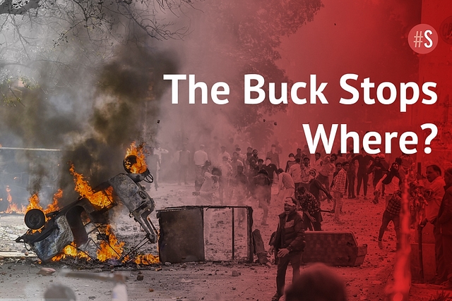 Where does the buck stop with respect to what went on in Delhi over the last few days?