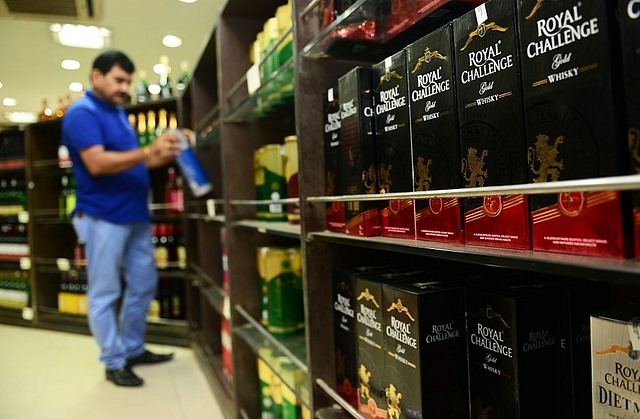 A liquor store (Photo by Ramesh Pathania/Mint via Getty Images)