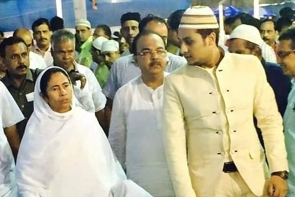 Shams Iqbal with Mamata Banerjee (Facebook)
