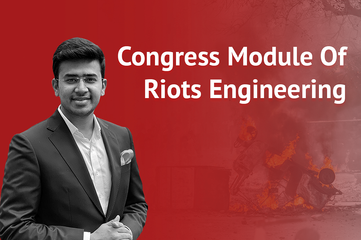 Tejasvi Surya Attacks Congress And Anti-CAA Protests, Speaks Of Congress Module Of Engineering Riots