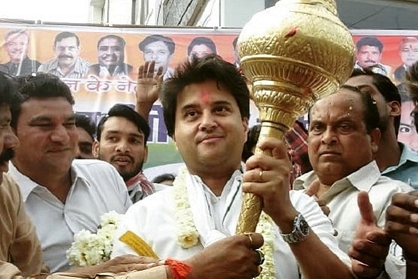 Senior Madhya Pradesh politician Jyotiraditya Scindia (Pic via Twitter)