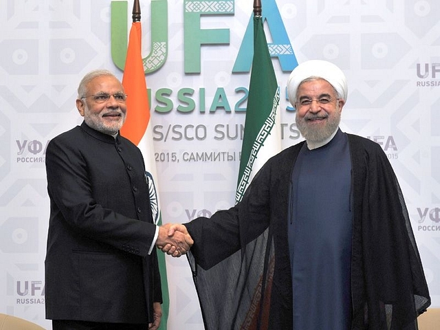 PM Modi with Iran’s President Hassan Rouhani