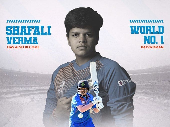 India’s 16-year-Old Opener Shafali Verma Gains Top Spot In T-20 Batting Rankings; Jumps 19 Positions In One Go