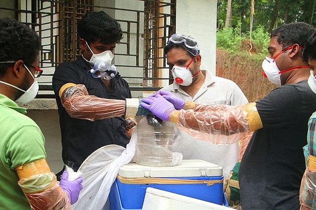 Medical staff examining samples. (Representative Image) (via Science News)&nbsp;