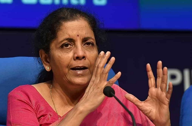 Finance Minister Nirmala Sitharaman