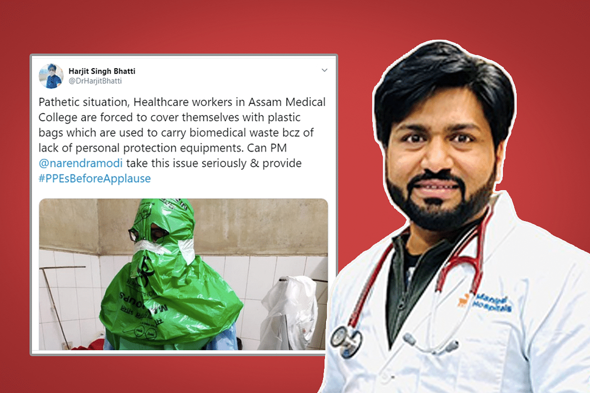 ‘AIIMS Doctor’, Who Swarajya Exposed As Congress Worker, Spreads Fake News Amid Coronavirus Scare