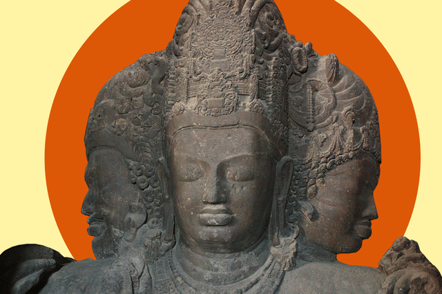 Shiva at Elephanta (Wikimedia Commons) 