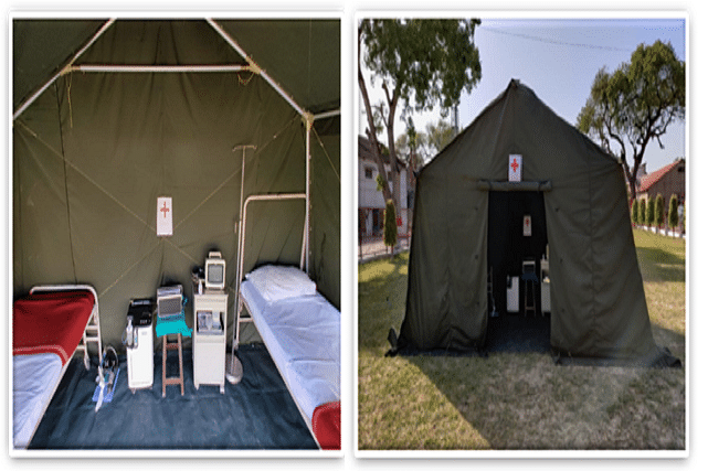 Ordnance Factory Board Develops Two-Bed Tents For Screening, Isolation And Quarantine Of Covid-19 Patients