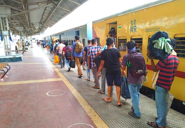 A Shramik Special train.&nbsp; (@DBalasore/Twitter)