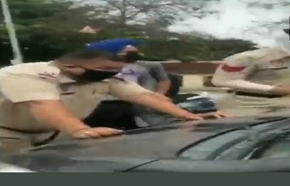 Punjab:  Man Drags Cop On Car’s Bonnet For Trying To Stop The Car During Lockdown; Booked For Attempt To Murder