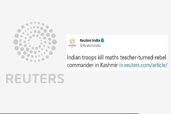 Reuters Draws Flak On Social Media For Calling Hizbul Terrorist Riyaz Naikoo As Math Teacher-Turned ‘Rebel’ Commander