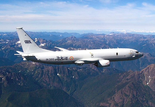 A P8I of the Indian Navy.