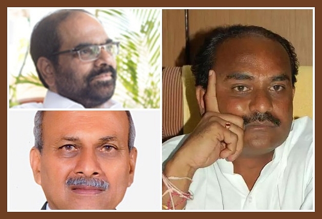 Clockwise from top-left: Prakash Shetty, Ramesh Katti and Prabhakar Kore. &nbsp;