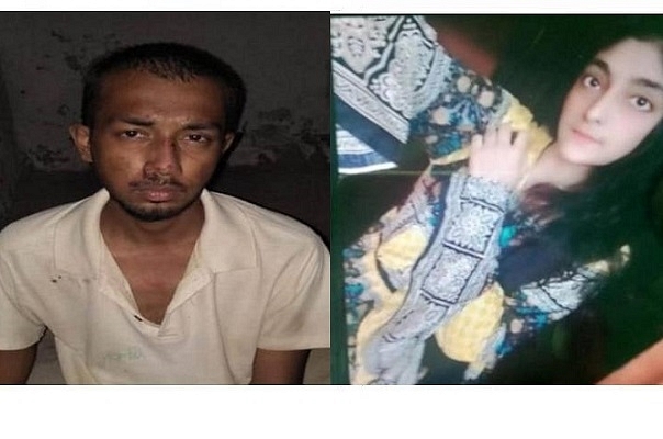 Zishan after his rescue by BSF (left, Samra (right) (Images via Twitter)