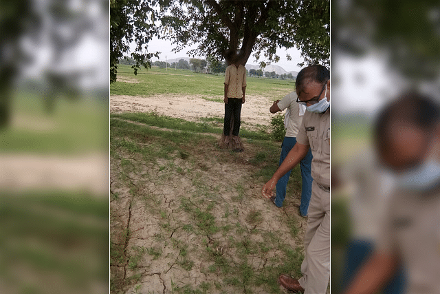 The body of Shravan that was found hanging from a tree on 24 June.