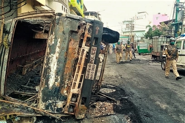 Bengaluru Riots (representative image) (Twitter)