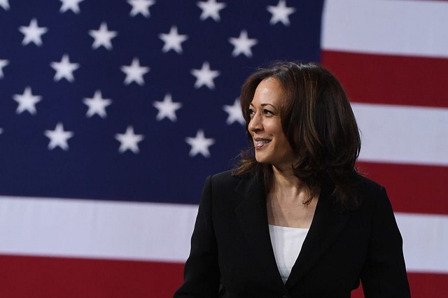 Joe Biden’s vice-presidential nominee Kamala Harris.