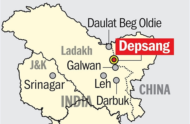 Location of Depsang Plains 