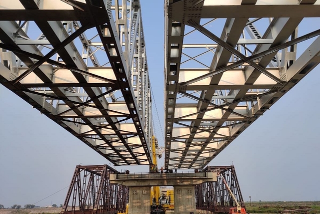 Western Dedicated Freight Corridor that will connect Rewari, Haryana to Jawahar Lal Nehru port in Mumbai (representative image) (Source: @dfccil_india/Twitter)