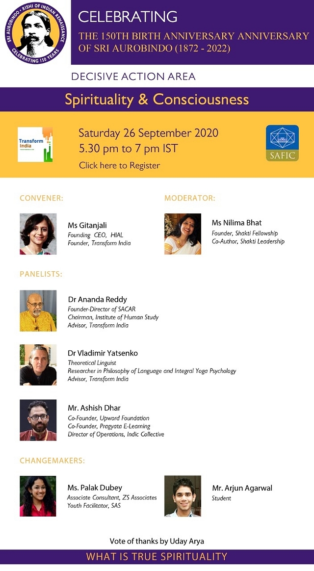 Transform India: A Platform for National Self-Discovery And New Creation
