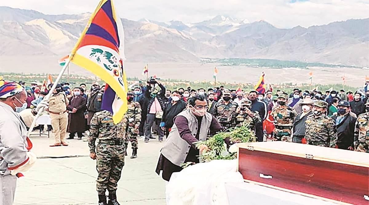 In Clear Message To China, BJP General Secretary Ram Madhav Attends Funeral Of SFF's Tibetan Hero Nyima Tenzin