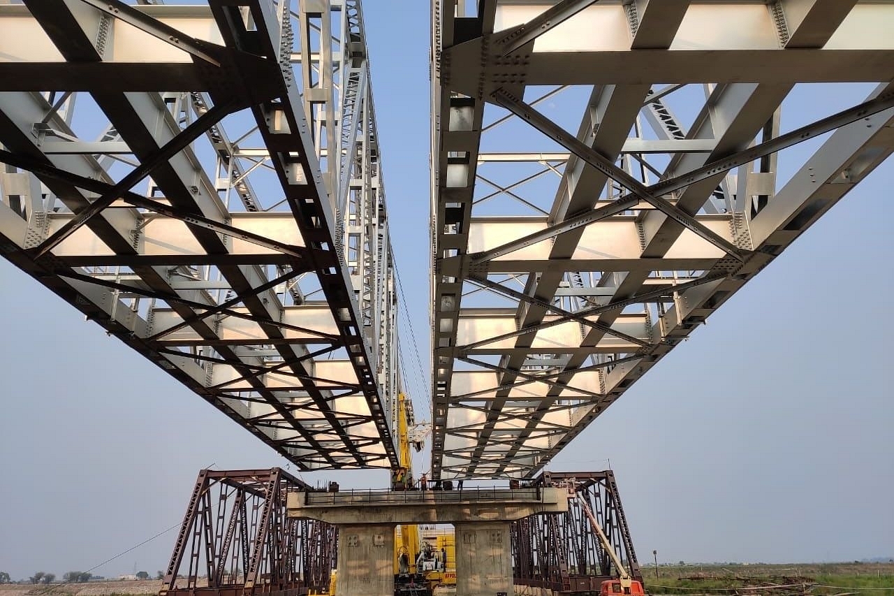 The Western Dedicated Freight Corridor that will connect Rewari, Haryana to Jawahar Lal Nehru port in Mumbai. (representative image) (Source: @dfccil_india/Twitter)