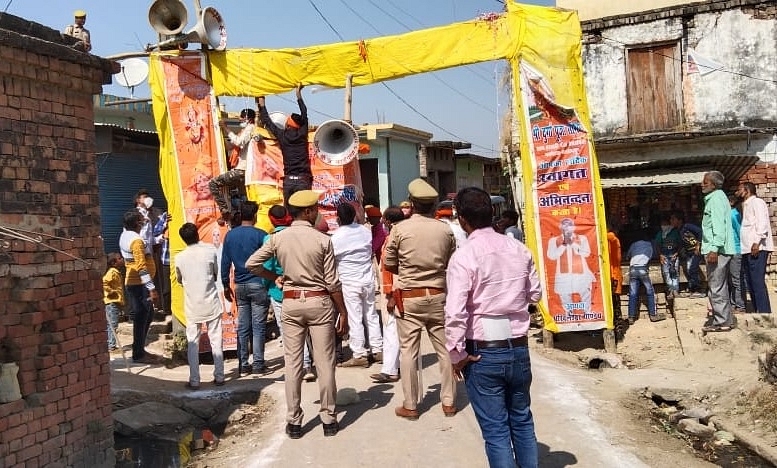 A Year After Durga Procession Faced Communal Attack, Balrampur Residents Carry On Tradition Amid Police Cover, But ‘Border’ Remains