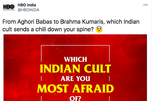 HBO India Asks Which 'Indian Cult' From Aghori Babas To Brahma Kumaris Are People Most Afraid Of