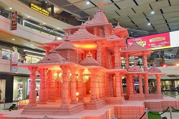Watch: Delhi's Pacific Mall Installs Grand Replica Of Ram Mandir, Earns High Praise From Shoppers 