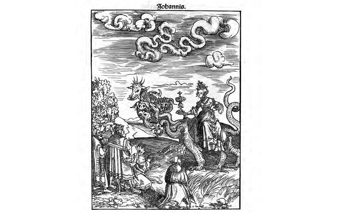 The whore of Babylon. (Lucas Cranach the Elder)