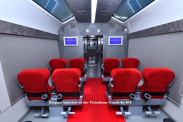 A newly-designed Vistadome tourist coach.