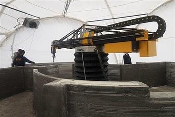 Construction Arm Of Larsen & Toubro 3D Prints 700 Sq.Ft  Ground Plus One House