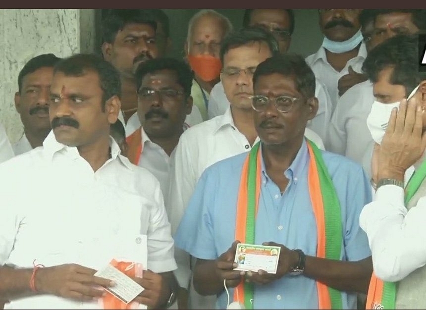 Former Indian Cricketer Laxman Sivaramakrishnan Joins BJP In Tamil Nadu