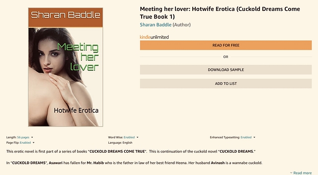 An e-book on interfaith porn that is still available.