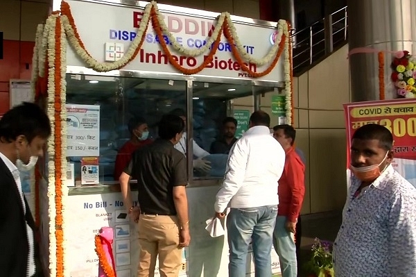 Disposable Comfort Kit Booth (Image Credits: ANI)