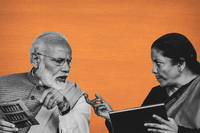 Prime Minister Narendra Modi and Finance Minister Nirmala Sitharaman.