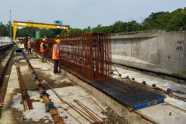 Work on Kochi Metro (representative image) (Source: @hvgoenka/Twitter)