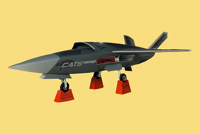 India’s New ‘Warrior’ Drone, Part Of Combat Air Teaming System Being Developed By HAL, Revealed At Aero India