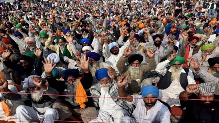 Protesting BKU Members In Thousands Reach Delhi From Punjab