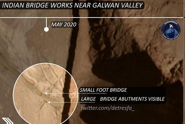 Ladakh: Here’s A New Satellite Image Of Galwan Valley Bridge Built By India During Standoff With China