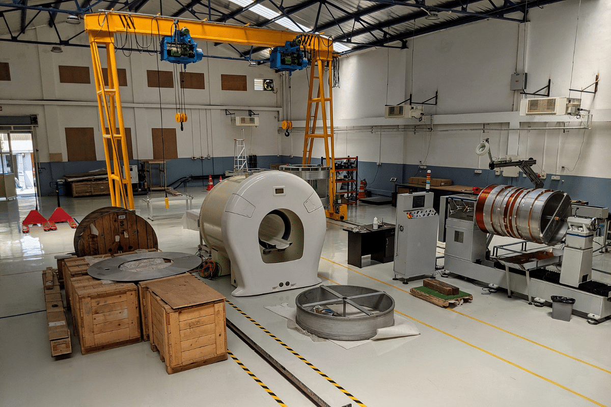 An MRI scanner at the Voxelgrids facility in Peenya, Bengaluru