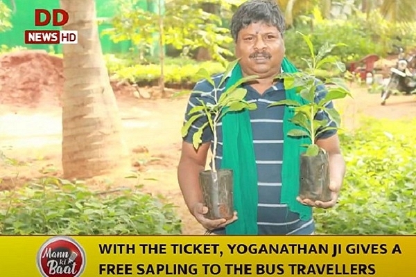 ‘Free Sapling With Bus Ticket’: Famous As Tree Man, TN Bus Conductor Wins PM’s Praise In Mann Ki Baat