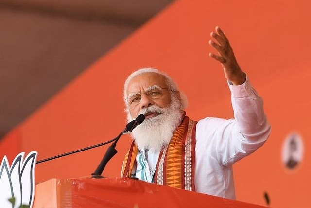 Prime Minister Narendra Modi in West Bengal (Twitter) 