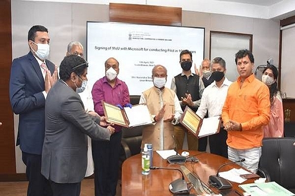 Govt Signs MoU With Microsoft To Provide Post-Harvest Management Solutions To Farmers