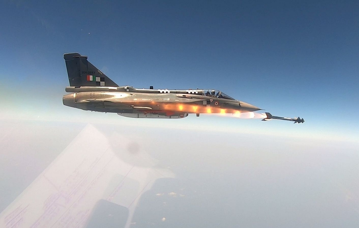 LCA Tejas  Adds  Fifth Generation Israeli Air-To-Air Missile Python-5 To Its Weapons Package With Successful Test