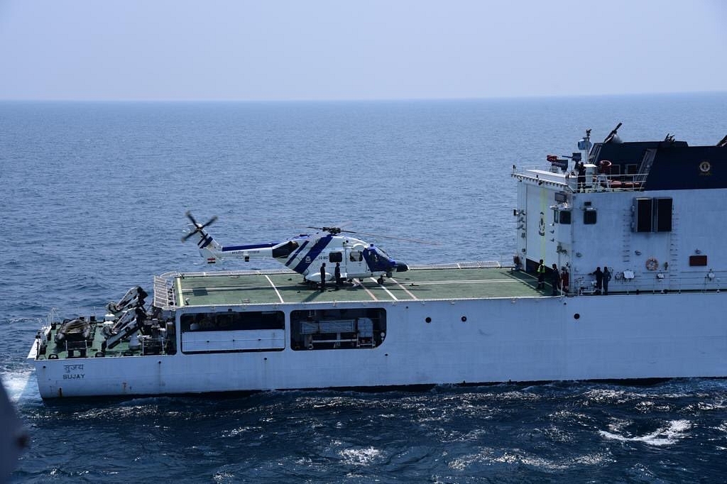 Watch: HAL’s Advanced Light Helicopter Dhruv Mk III Demonstrates Deck Operations Capabilities In Ship-Borne Trials