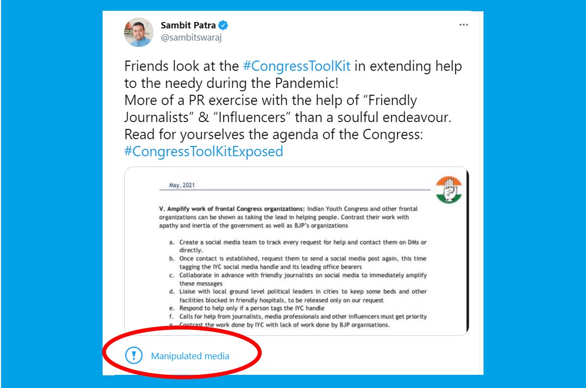 Not Neutral And Unbiased: Govt Asks Twitter To Remove Manipulated Media Tags "Affixed Prejudicially" On BJP Leaders' Tweets