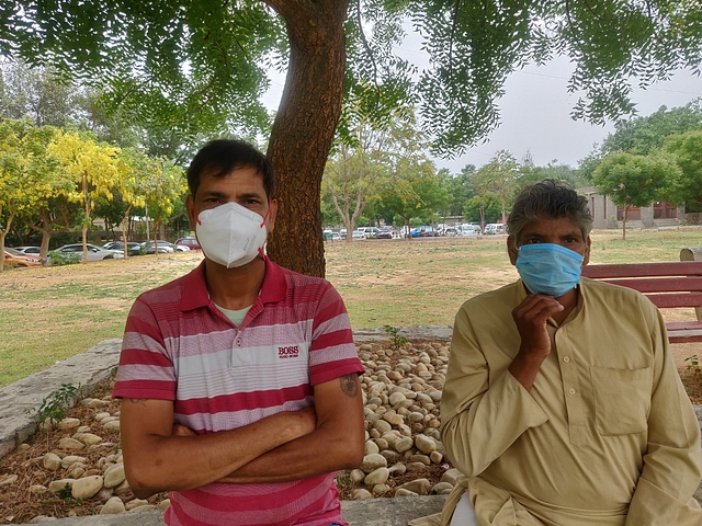 Chandra Mohan and Satpal Bhan (right)